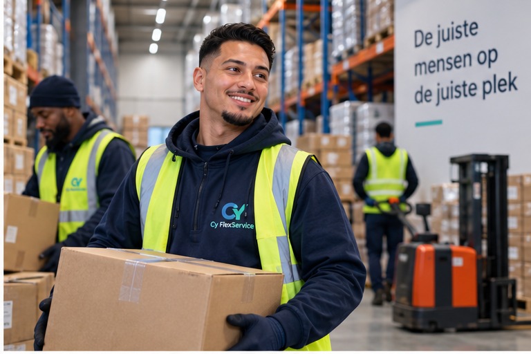 Medewerkers in logistiek en flexibel werk via Cy FlexService